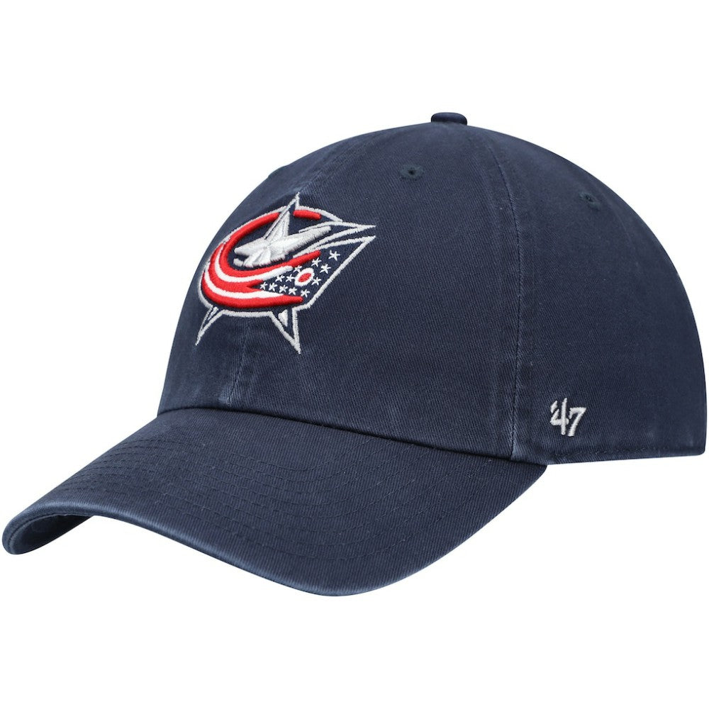 Columbus Blue Jackets '47 Team Clean Up Adjustable Hat - Navy | 47 brand discount