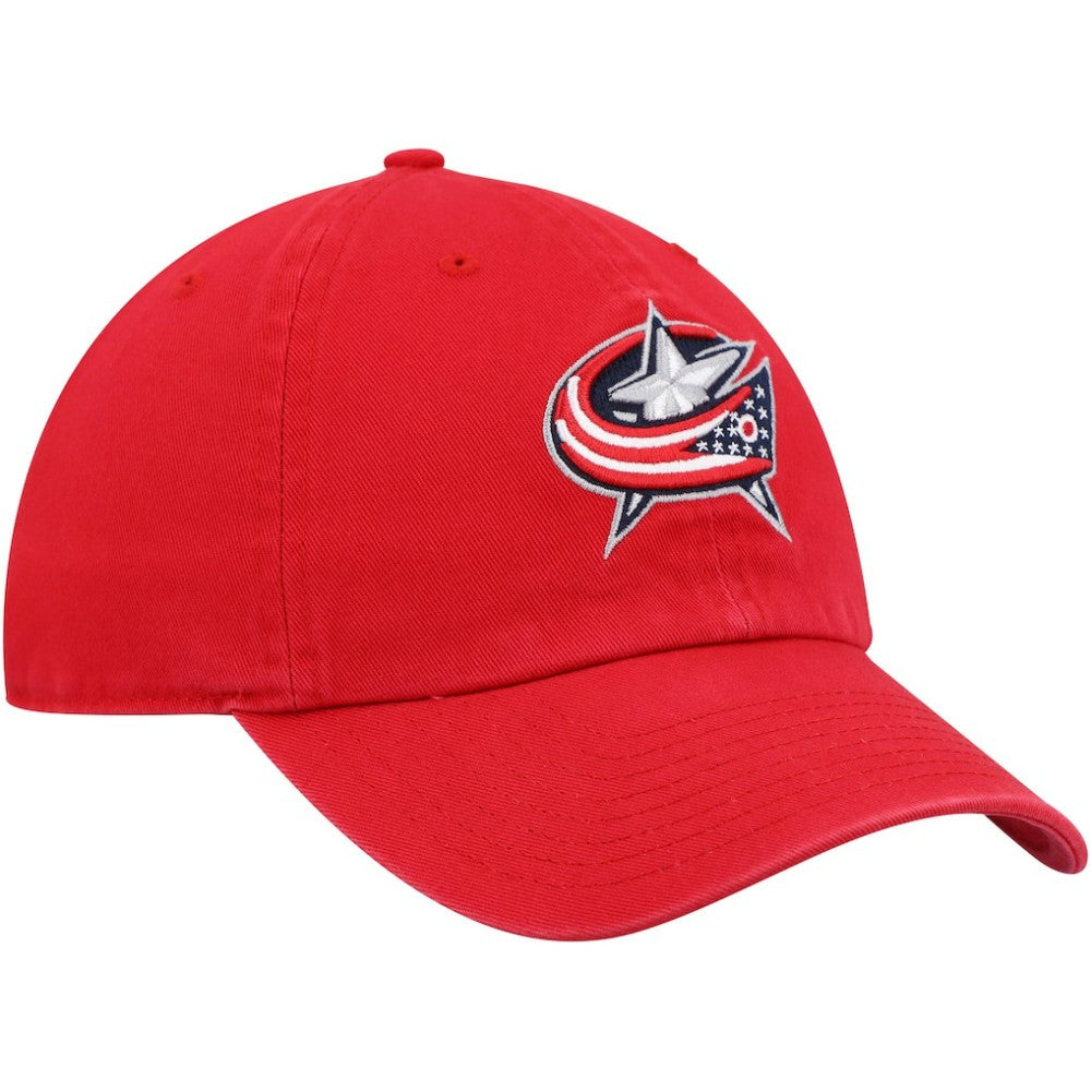 Columbus Blue Jackets '47 Team Clean Up Adjustable Hat - Red | 47 brand discount