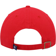 Columbus Blue Jackets '47 Team Clean Up Adjustable Hat - Red | 47 brand discount
