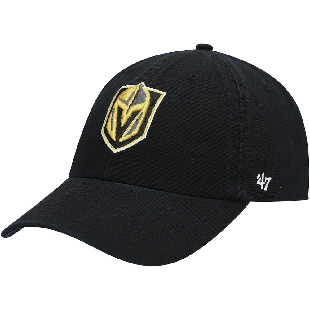 Vegas Golden Knights '47 Team Clean Up Adjustable Hat - Black | 47 brand Clearance