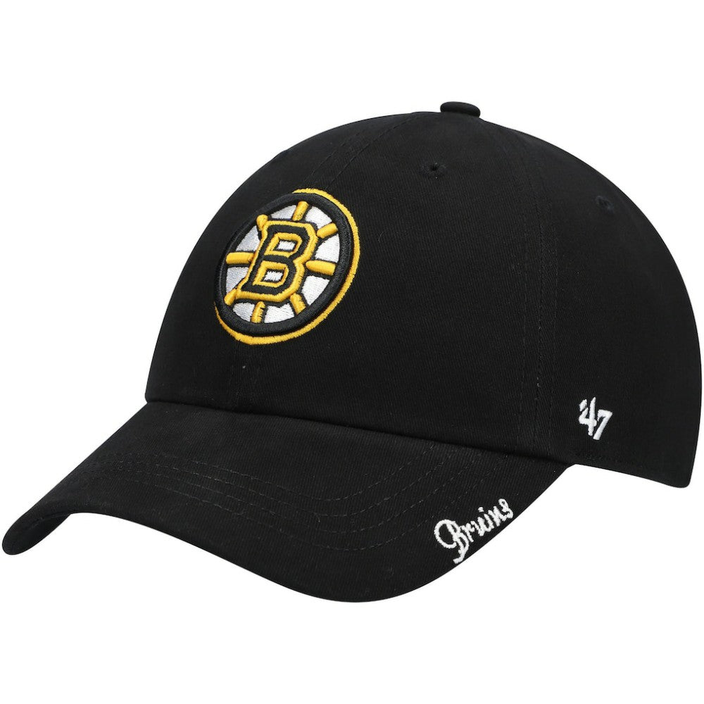 Boston Bruins '47 Women's Team Miata Clean Up Adjustable Hat - Black | 47 brand discount