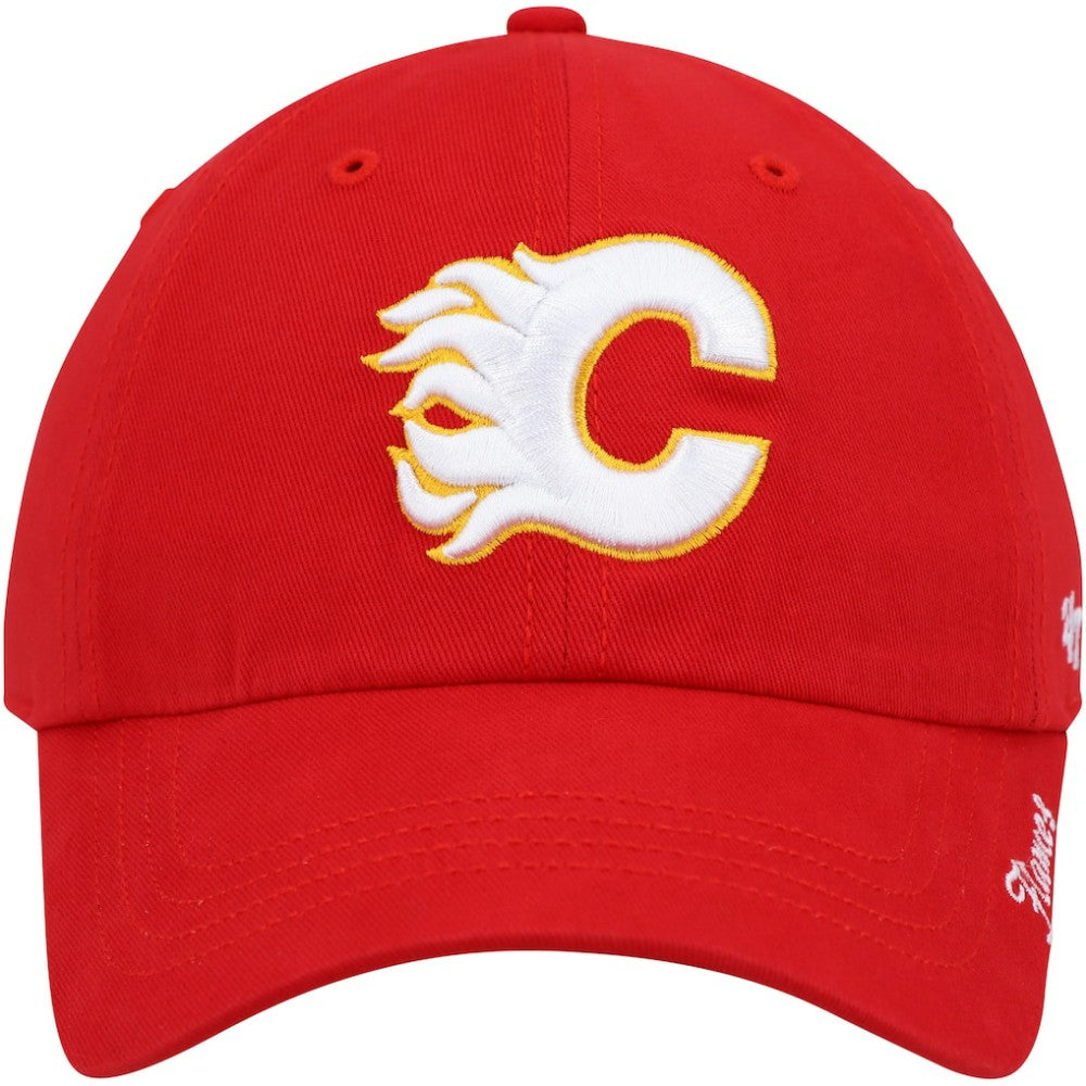 Calgary Flames '47 Women's Team Miata Clean Up Adjustable Hat - Red | 47 brand Lifestyle