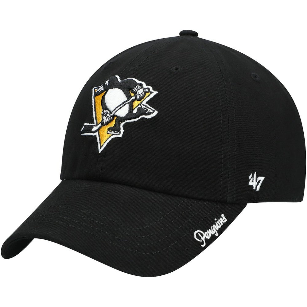 Pittsburgh Penguins '47 Women's Team Miata Clean Up Adjustable Hat - Black | 47 brand Clearance