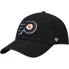 Philadelphia Flyers '47 Team Clean Up Adjustable Hat - Black | 47 brand near me