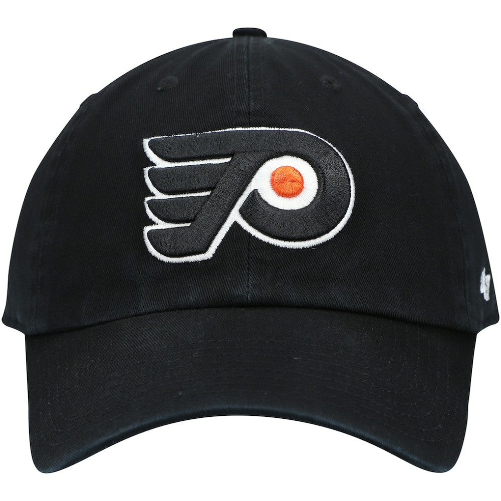 Philadelphia Flyers '47 Team Clean Up Adjustable Hat - Black | 47 brand near me