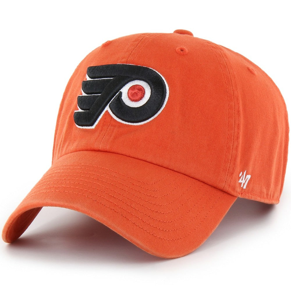 Philadelphia Flyers '47 Team Clean Up Adjustable Hat - Orange | 47 brand on sale
