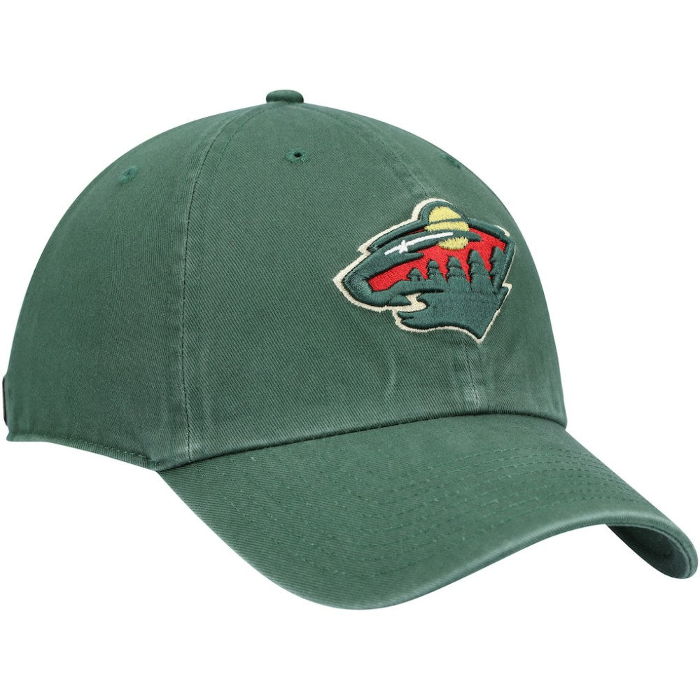 Minnesota Wild '47 Team Clean Up Adjustable Hat - Green | 47 brand Lifestyle