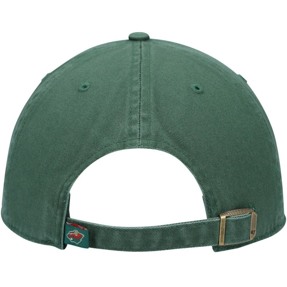 Minnesota Wild '47 Team Clean Up Adjustable Hat - Green | 47 brand Lifestyle