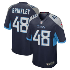 Beau Brinkley Tennessee Titans Game Jersey - Navy - Nike