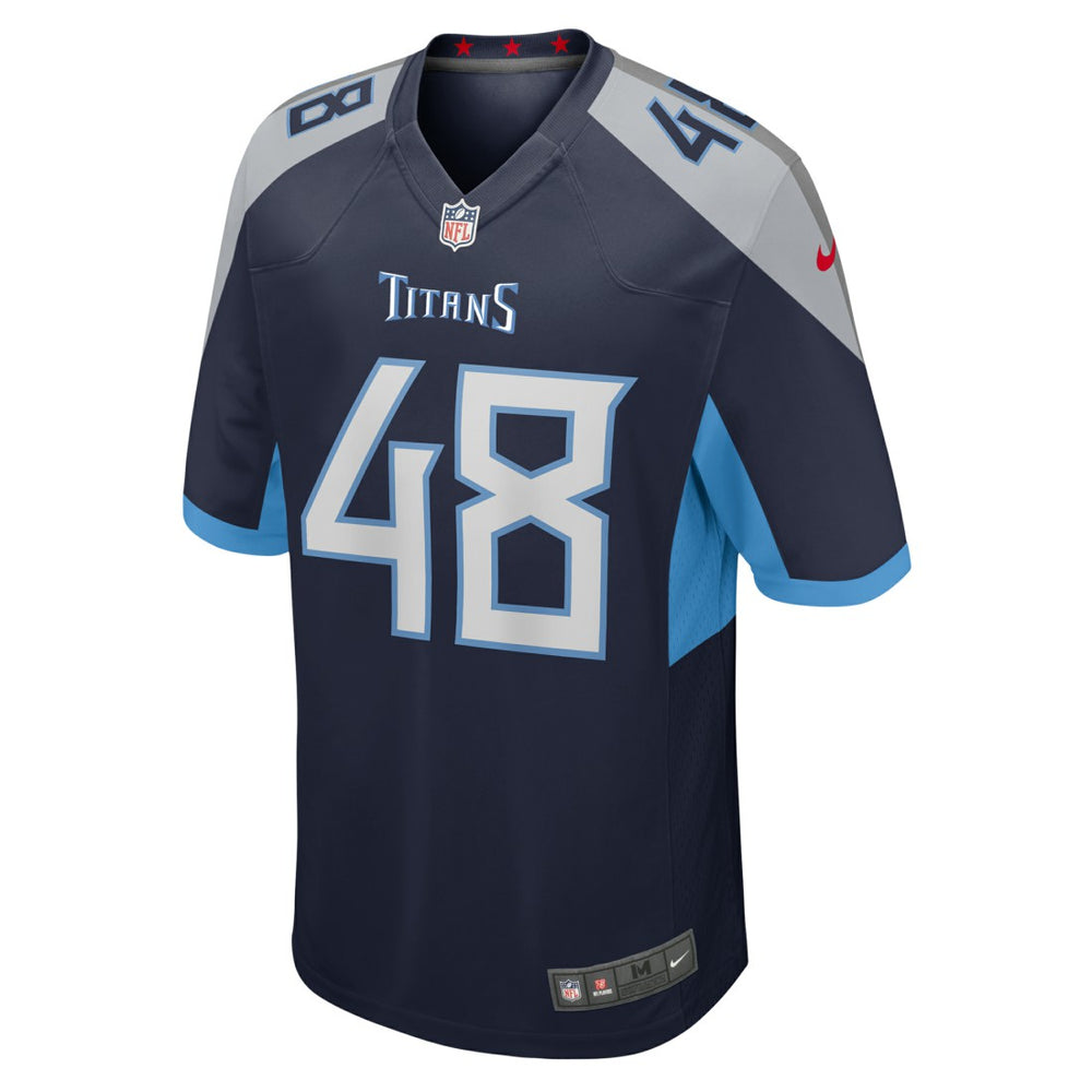 Beau Brinkley Tennessee Titans Game Jersey - Navy - Nike