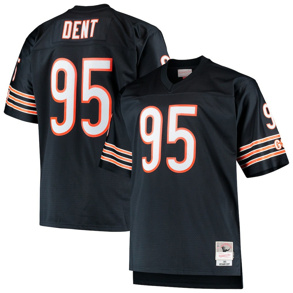 Richard Dent Chicago Bears Big & Tall 1985 Retired Player Replica Jersey - Navy - Mitchell & Ness