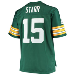 Bart Starr Green Bay Packers Big & Tall 1968 Retired Player Replica Jersey - Green - Mitchell & Ness