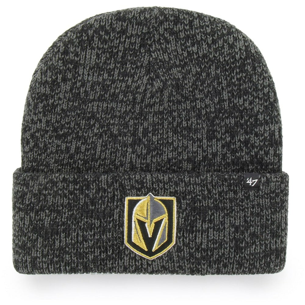 Vegas Golden Knights '47 Brain Freeze Cuffed Knit Hat - Black | 47 brand sale