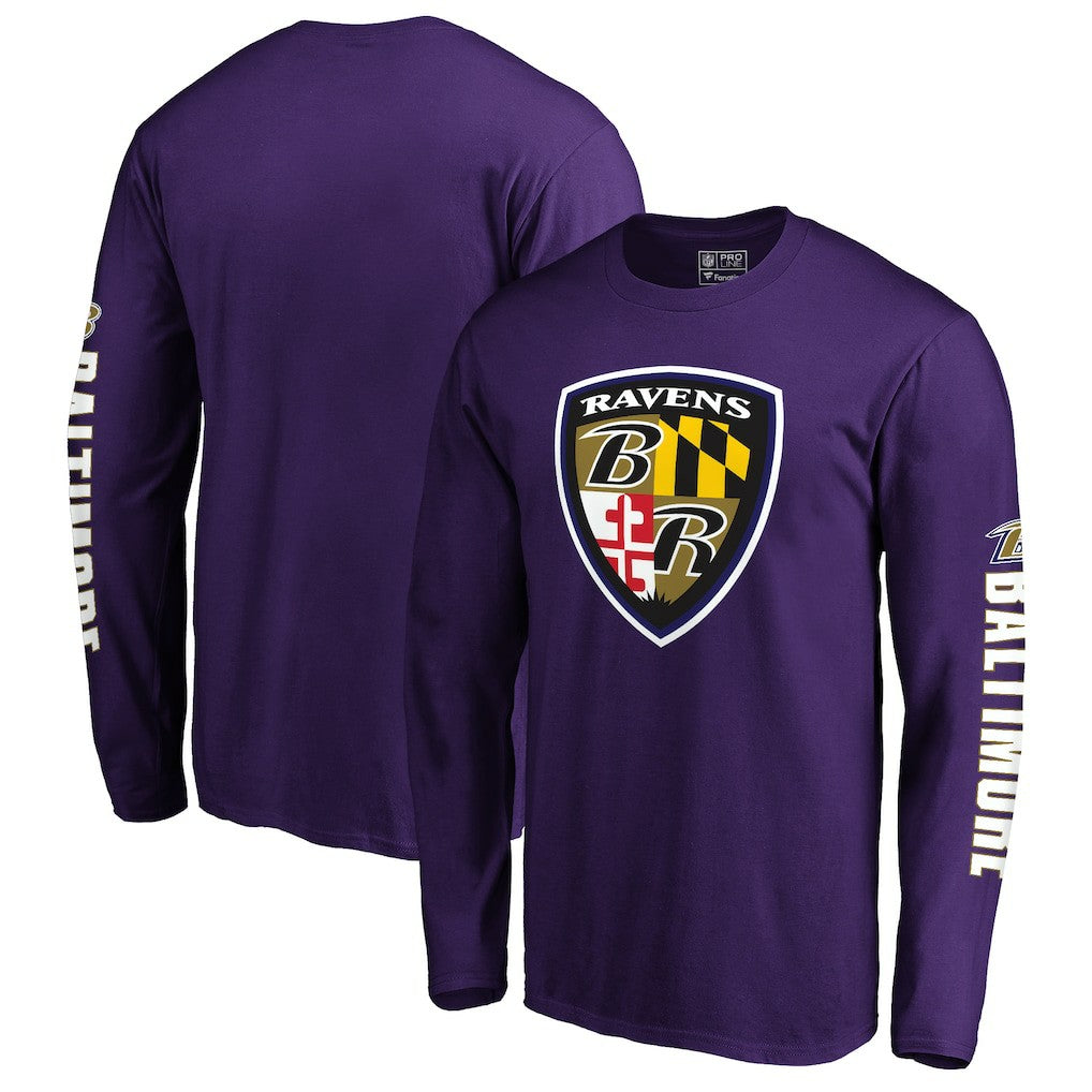 Baltimore Ravens Hometown Long Sleeve T-Shirt - Purple - Fanatics