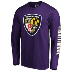 Baltimore Ravens Hometown Long Sleeve T-Shirt - Purple - Fanatics