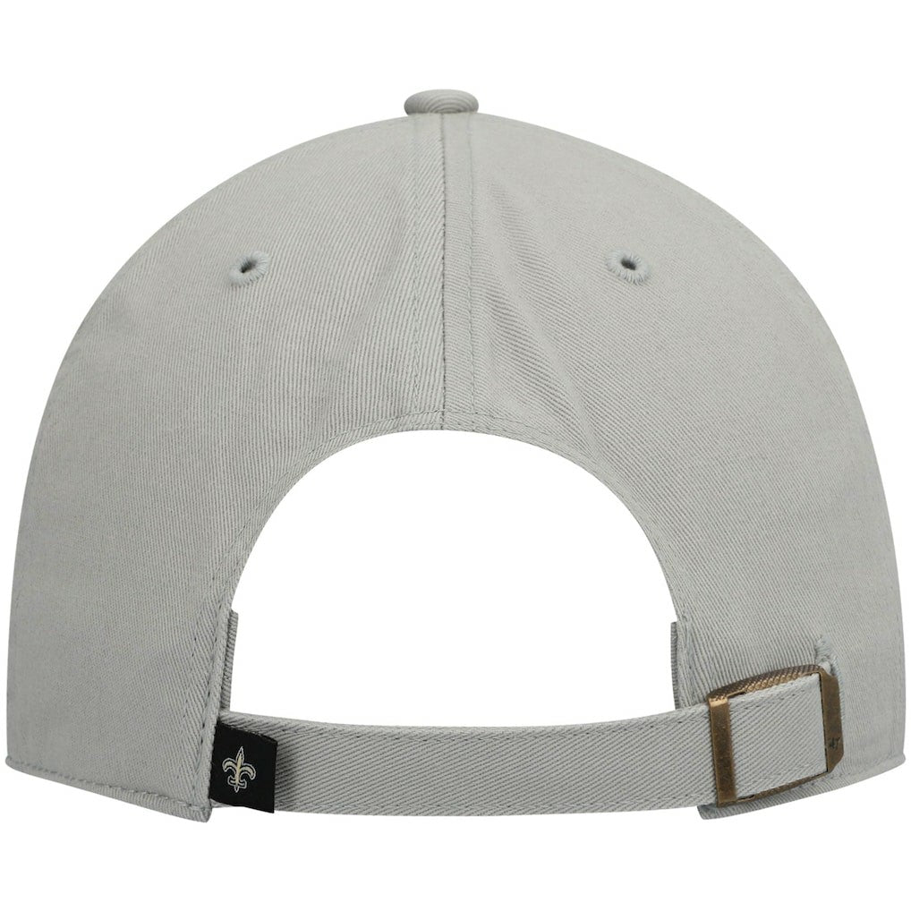 New Orleans Saints '47 Clean Up Adjustable Hat - Gray - 47 brand