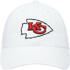 Kansas City Chiefs '47 Logo Clean Up Adjustable Hat - White - 47 brand