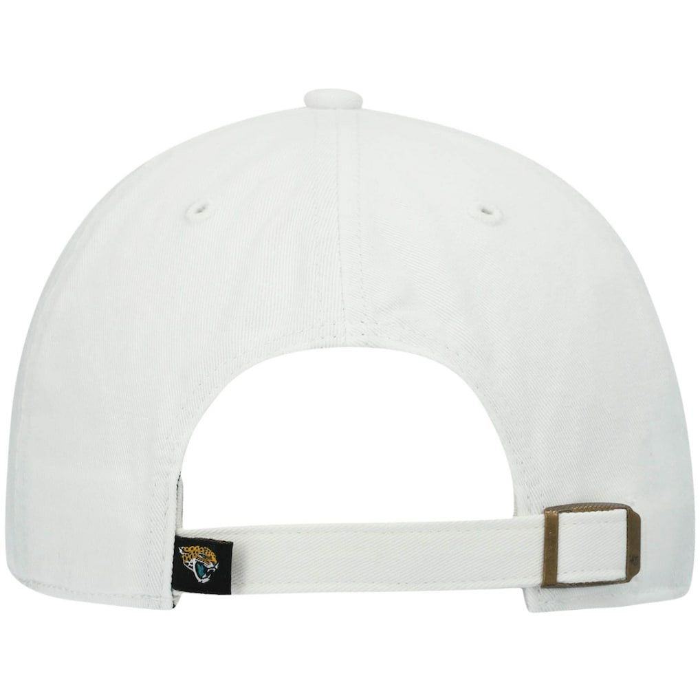 Jacksonville Jaguars '47 Logo Clean Up Adjustable Hat - White - 47 brand