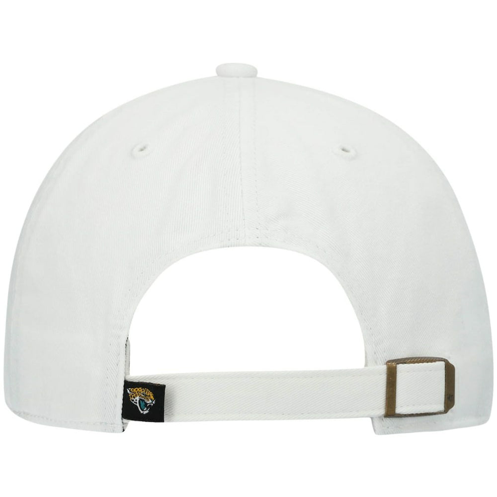 Jacksonville Jaguars '47 Logo Clean Up Adjustable Hat - White - 47 brand