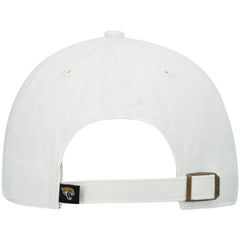 Jacksonville Jaguars '47 Logo Clean Up Adjustable Hat - White - 47 brand