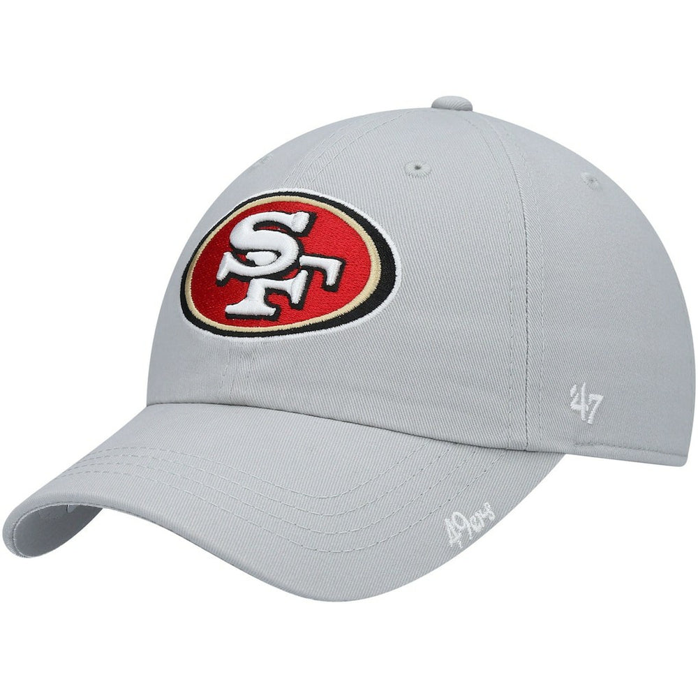 San Francisco 49ers '47 Women's Miata Clean Up Secondary Adjustable Hat - Gray - 47 brand