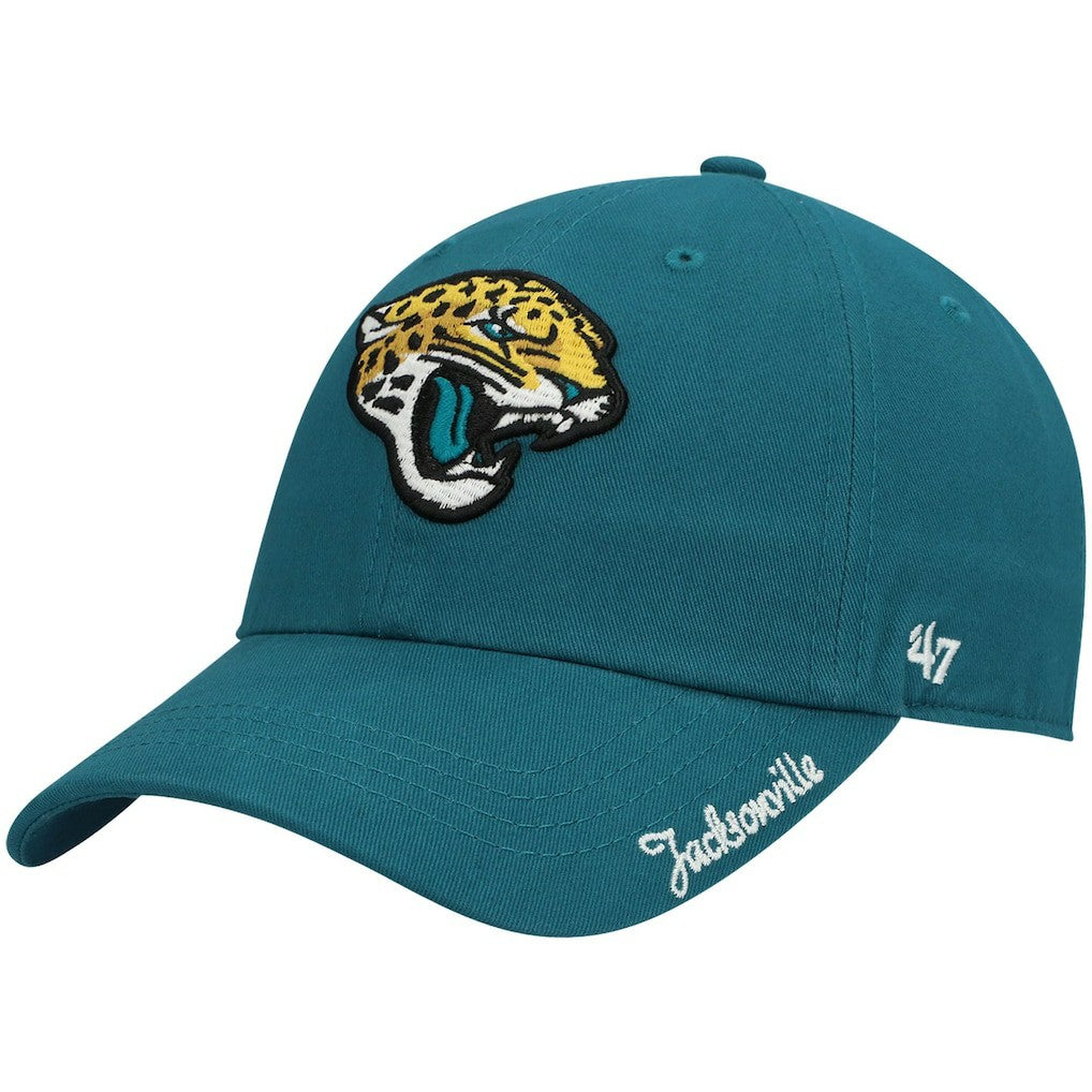 Jacksonville Jaguars '47 Women's Miata Clean Up Secondary Adjustable Hat - Teal - 47 brand