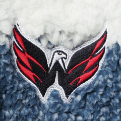 Washington Capitals G-III 4Her by Carl Banks Women's Plaid Sherpa Quarter-Zip Jacket - Navy/White | NHL discount