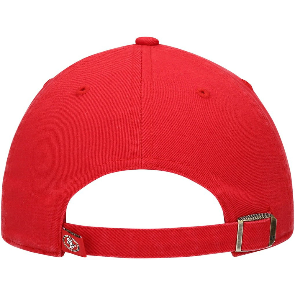 San Francisco 49ers '47 Youth Logo Clean Up Adjustable Hat - Scarlet - 47 brand