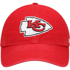 Kansas City Chiefs '47 Youth Logo Clean Up Adjustable Hat - Red - 47 brand