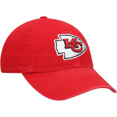 Kansas City Chiefs '47 Youth Logo Clean Up Adjustable Hat - Red - 47 brand