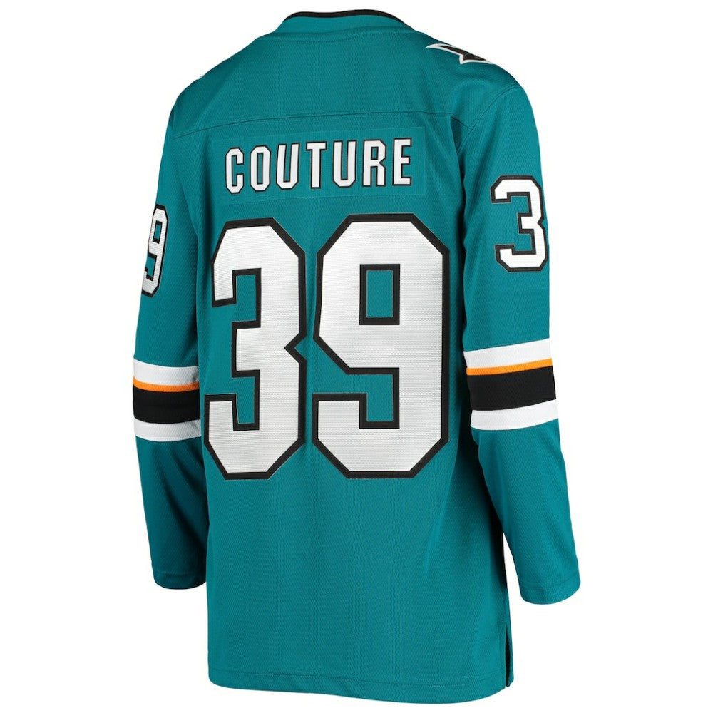 Logan Couture San Jose Sharks Fanatics Women's Breakaway Home Player Jersey - Teal | Fanatics sale