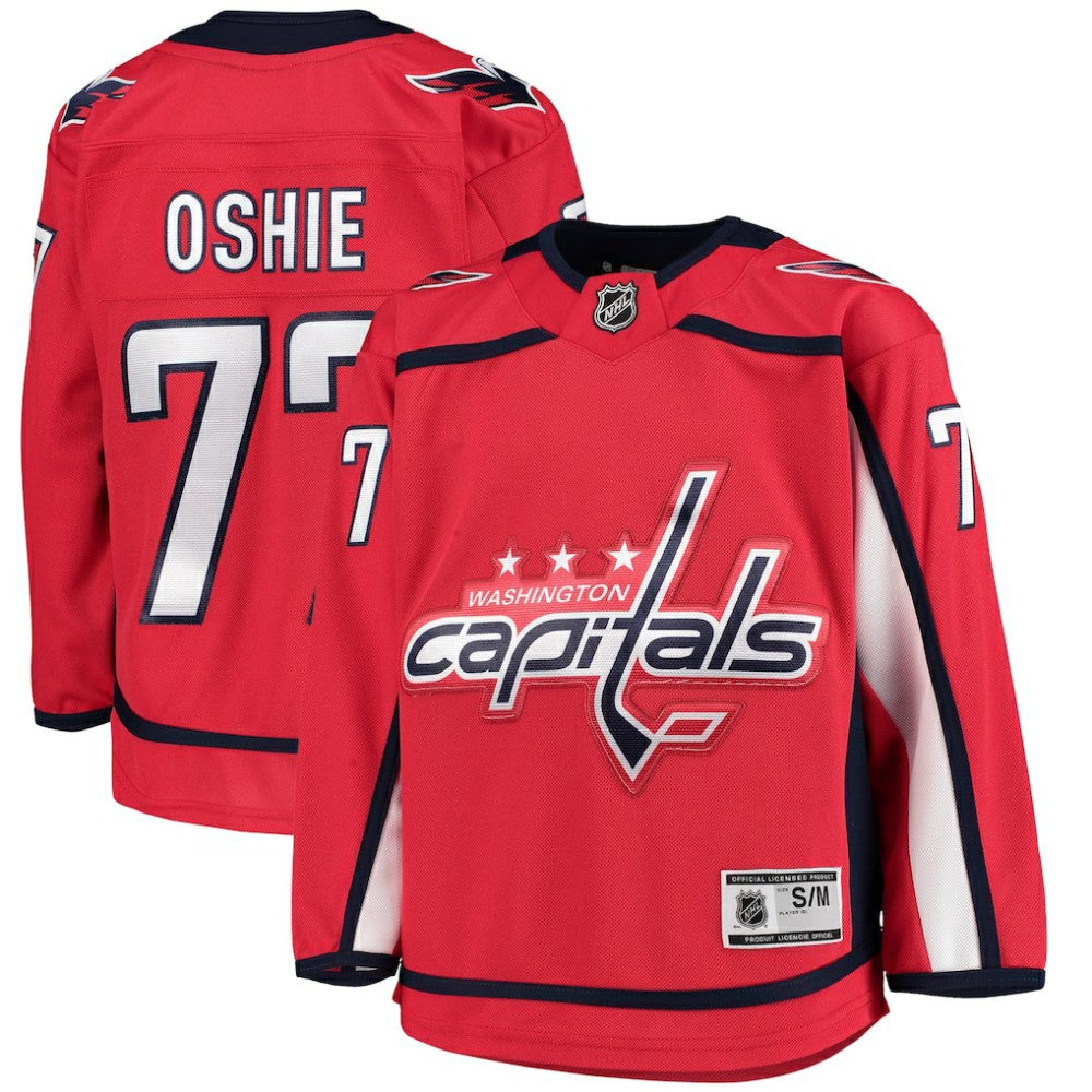 TJ Oshie Washington Capitals Youth Home Premier Jersey - Red | NHL Clearance