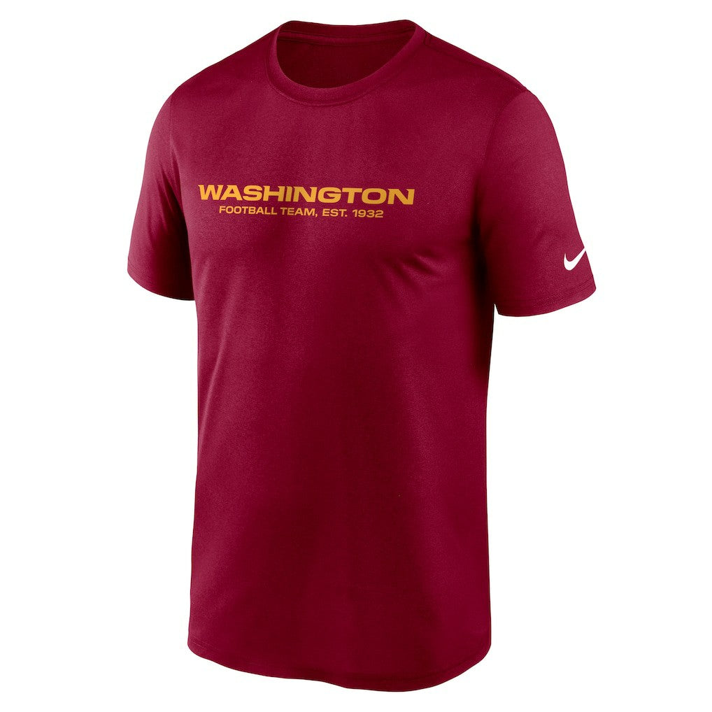 Washington Football Team Logo Essential Legend Performance T-Shirt - Burgundy - Nike