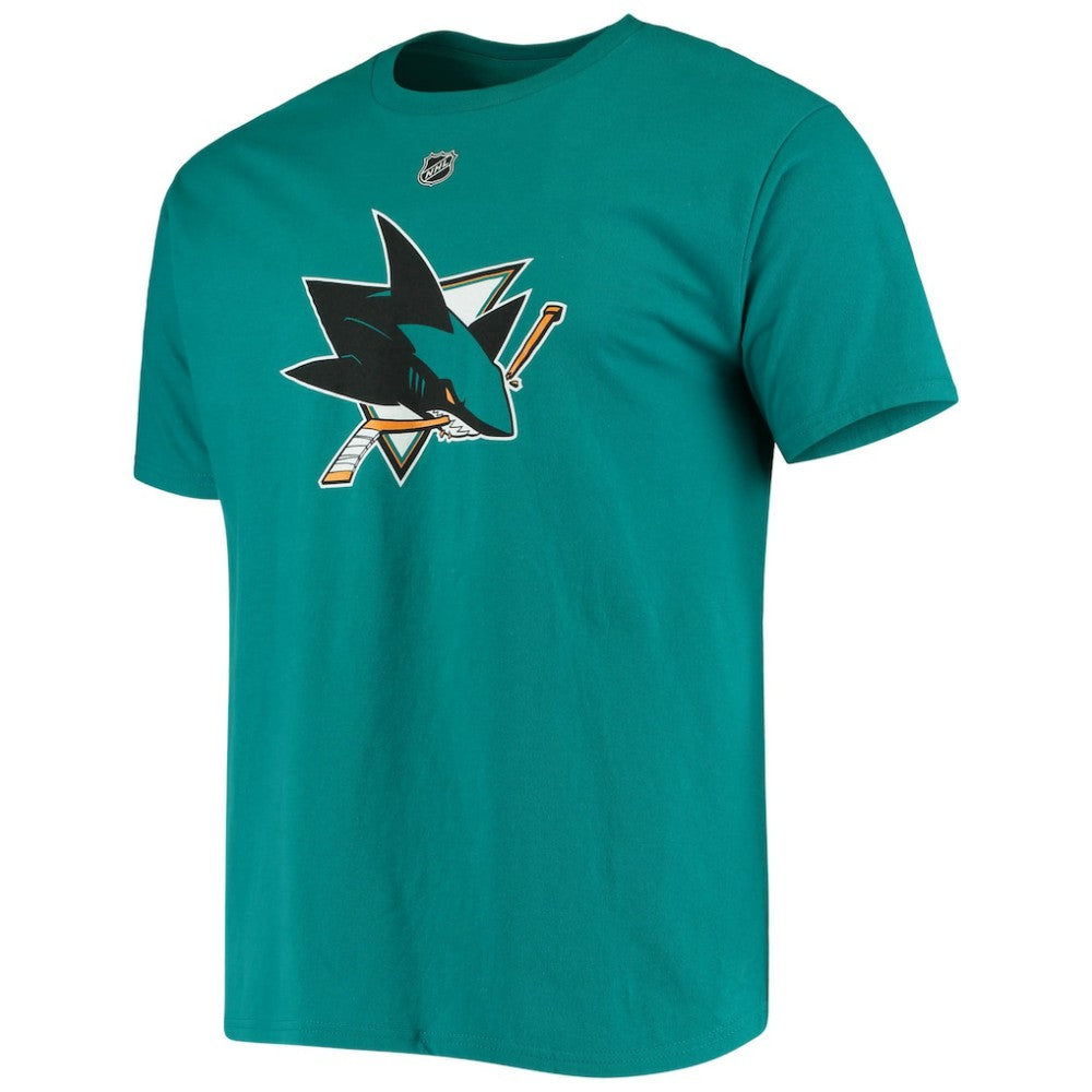Marc-Edouard Vlasic San Jose Sharks Fanatics Player Name and Number T-Shirt - Teal | Fanatics Clearance