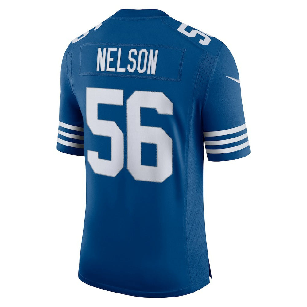Men's Quenton Nelson Royal Indianapolis Colts Alternate Vapor Limited Jersey - Nike