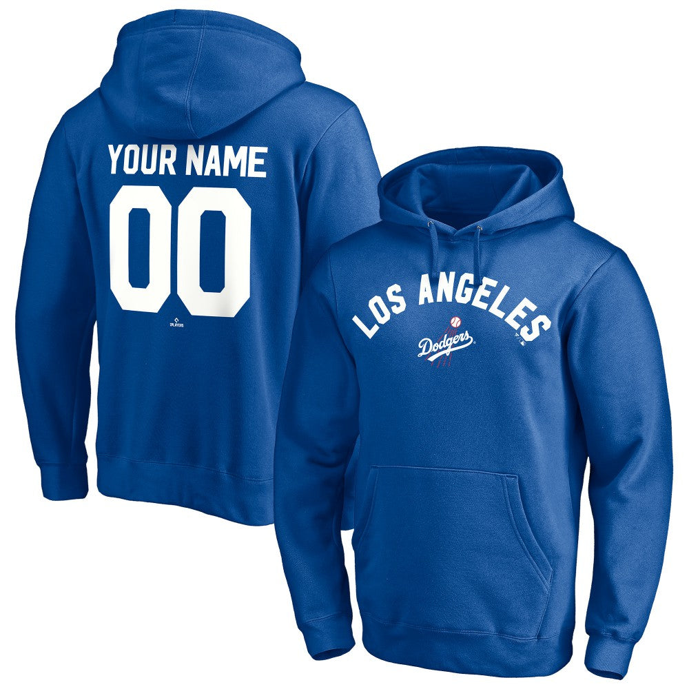 Los Angeles Dodgers Cooperstown Winning Streak Personalized Name & Number Pullover Hoodie Sale