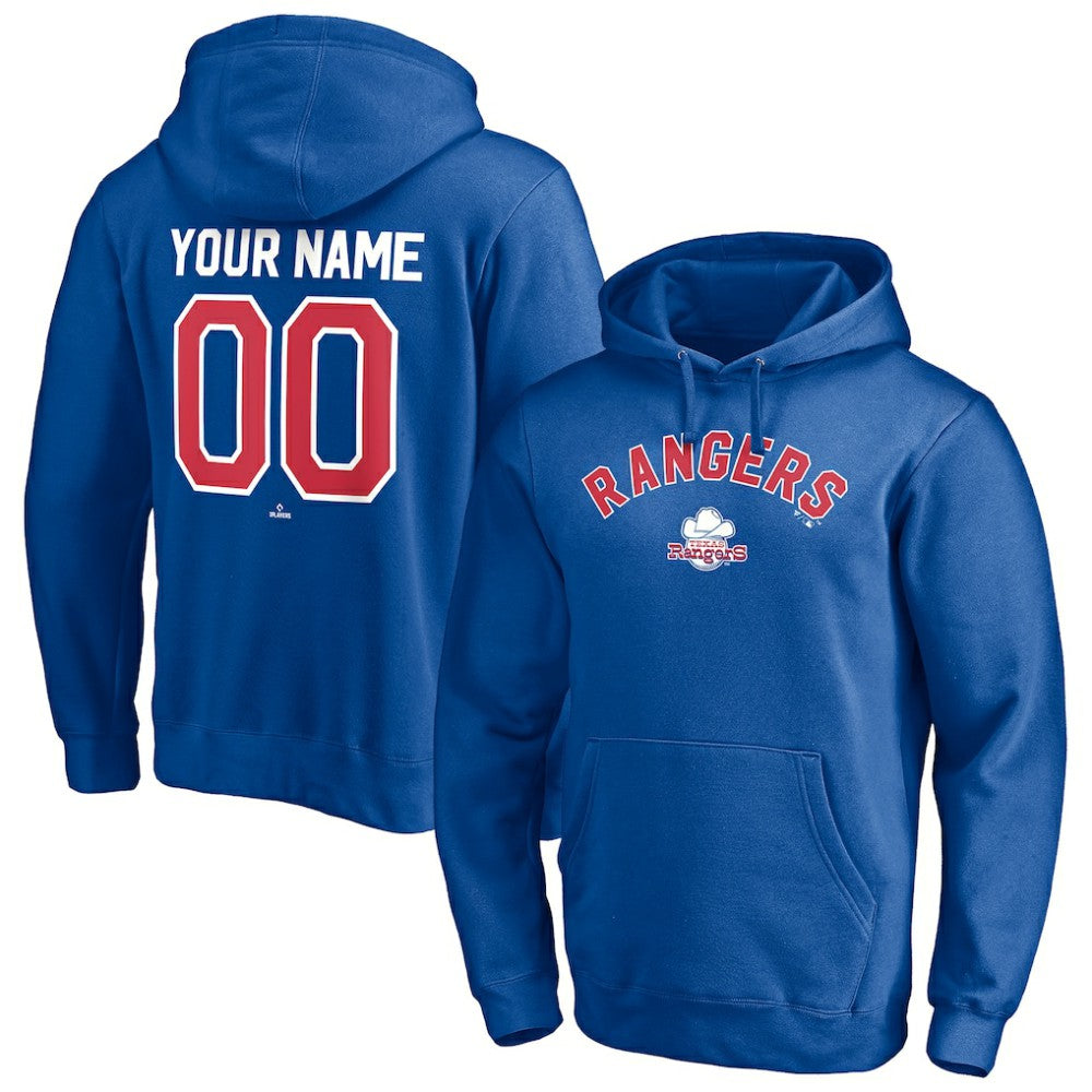 Texas Rangers Cooperstown Winning Streak Personalized Name & Number Pullover Hoodie Online