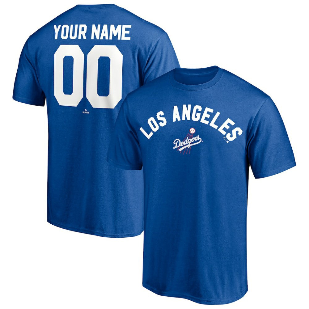 Los Angeles Dodgers Cooperstown Winning Streak Personalized Name & Number T-Shirt for sale