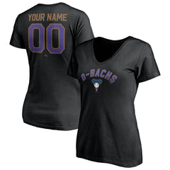 Arizona Diamondbacks Women's Cooperstown Winning Streak Personalized Name & Number V-Neck T-Shirt Near Me