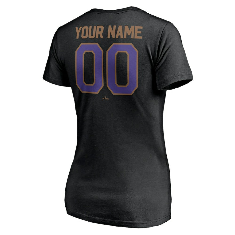 Arizona Diamondbacks Women's Cooperstown Winning Streak Personalized Name & Number V-Neck T-Shirt Near Me