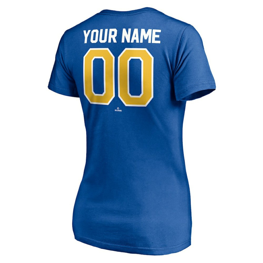 Seattle Mariners Women's Cooperstown Winning Streak Personalized Name & Number V-Neck T-Shirt for sale