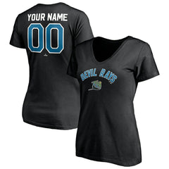 Tampa Bay Rays Women's Cooperstown Winning Streak Personalized Name & Number V-Neck T-Shirt Near Me