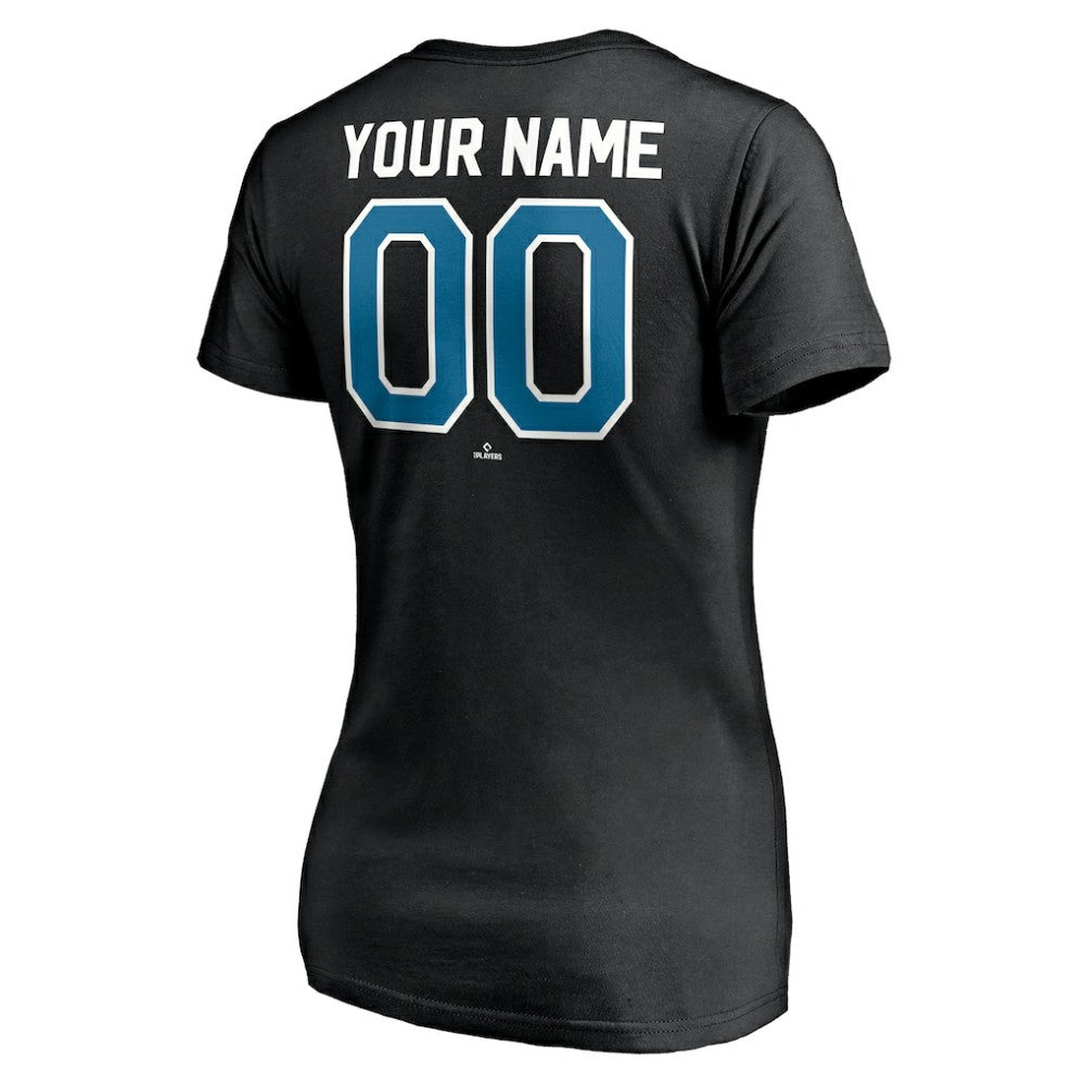Tampa Bay Rays Women's Cooperstown Winning Streak Personalized Name & Number V-Neck T-Shirt Near Me