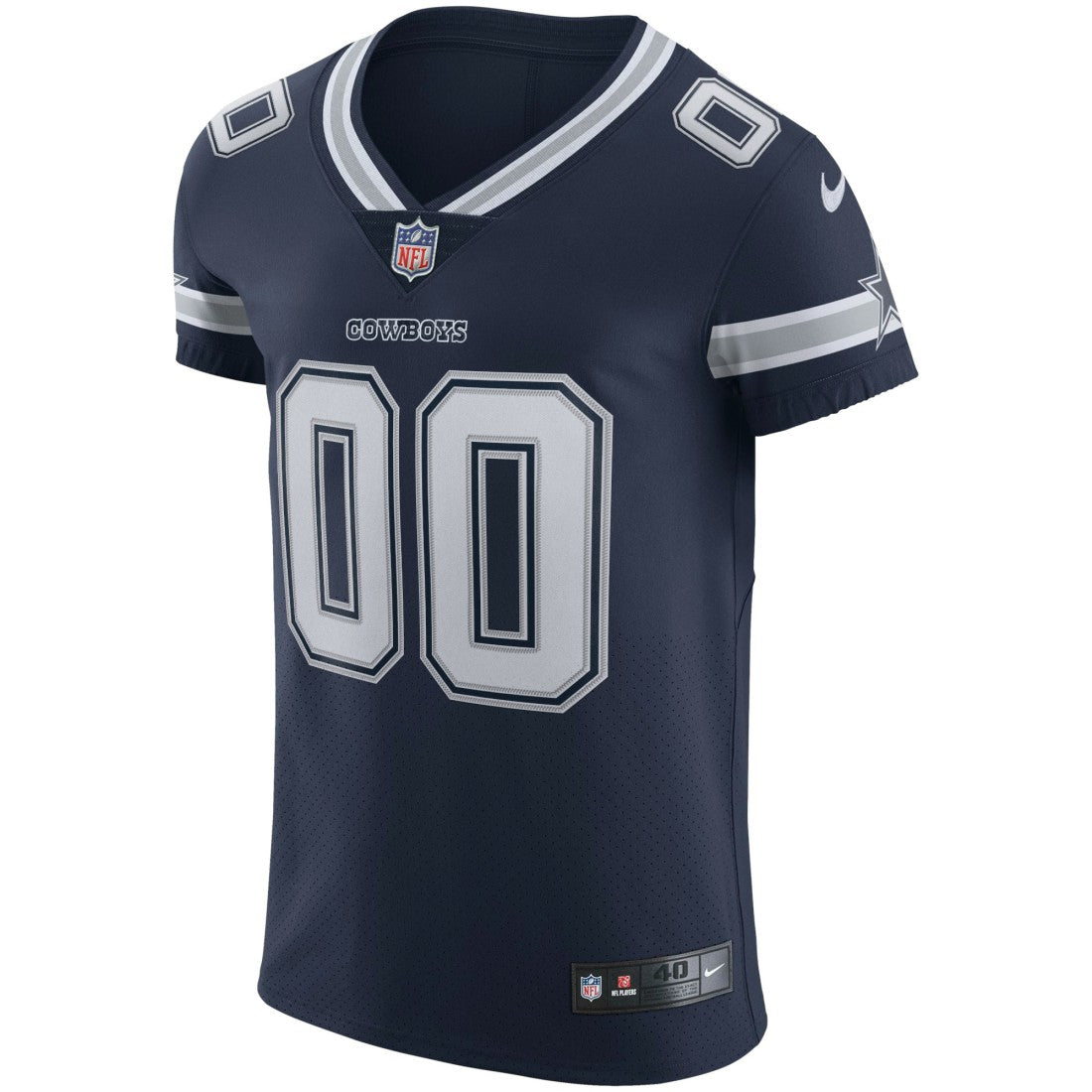 Dallas Cowboys Vapor Elite Custom Jersey - Navy - Nike
