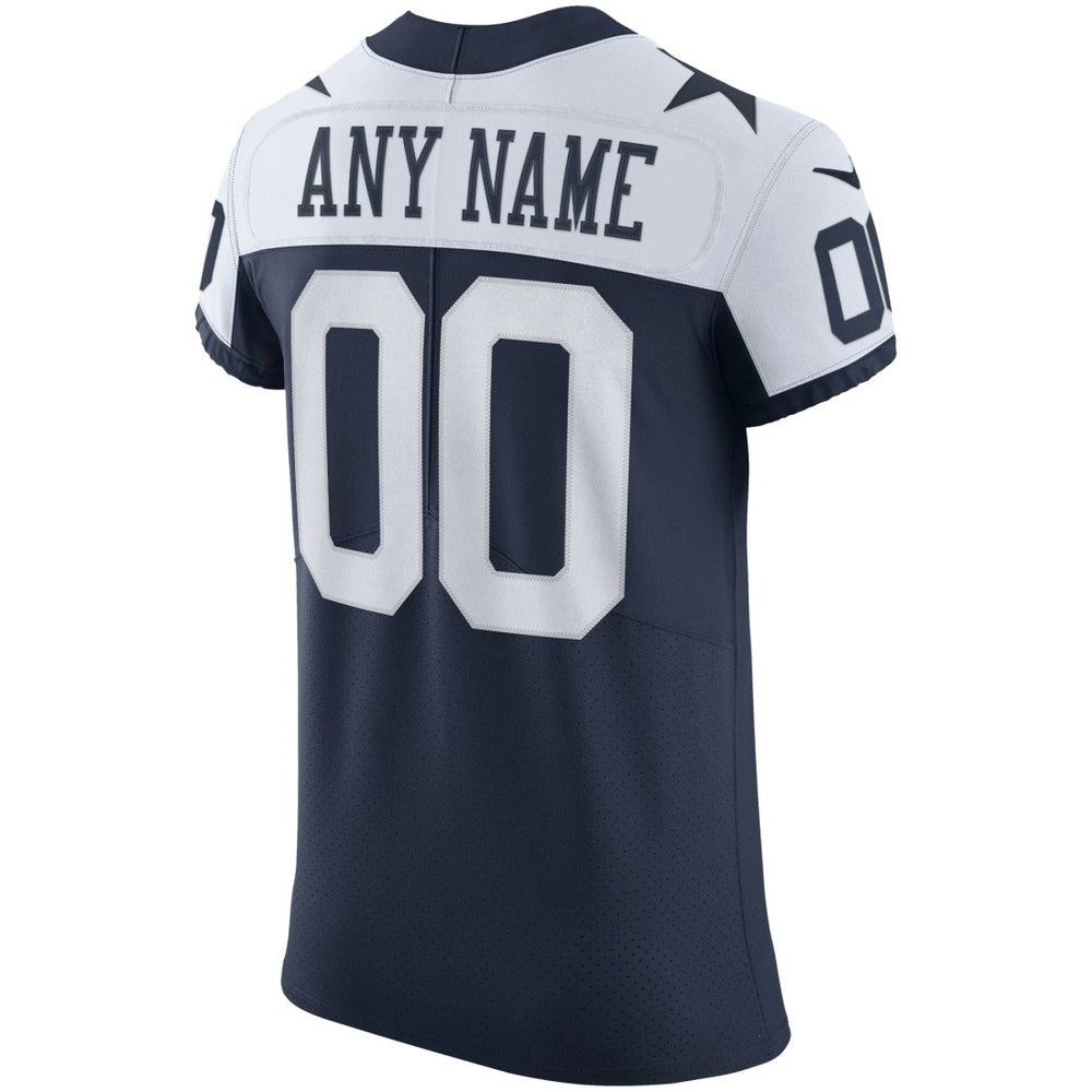 Dallas Cowboys Alternate Vapor Elite Custom Jersey - Navy - Nike