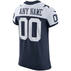 Dallas Cowboys Alternate Vapor Elite Custom Jersey - Navy - Nike