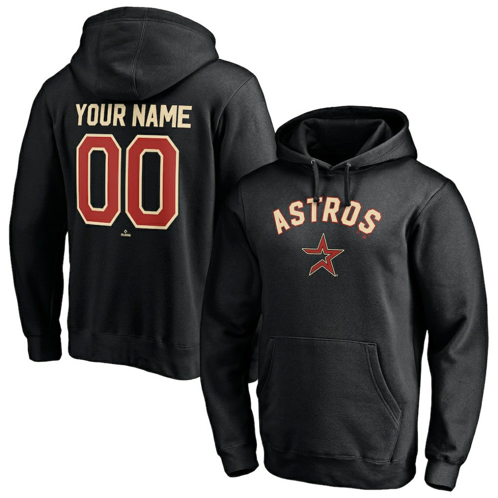 Houston Astros Cooperstown Winning Streak Alternate Personalized Name & Number Pullover Hoodie for sale