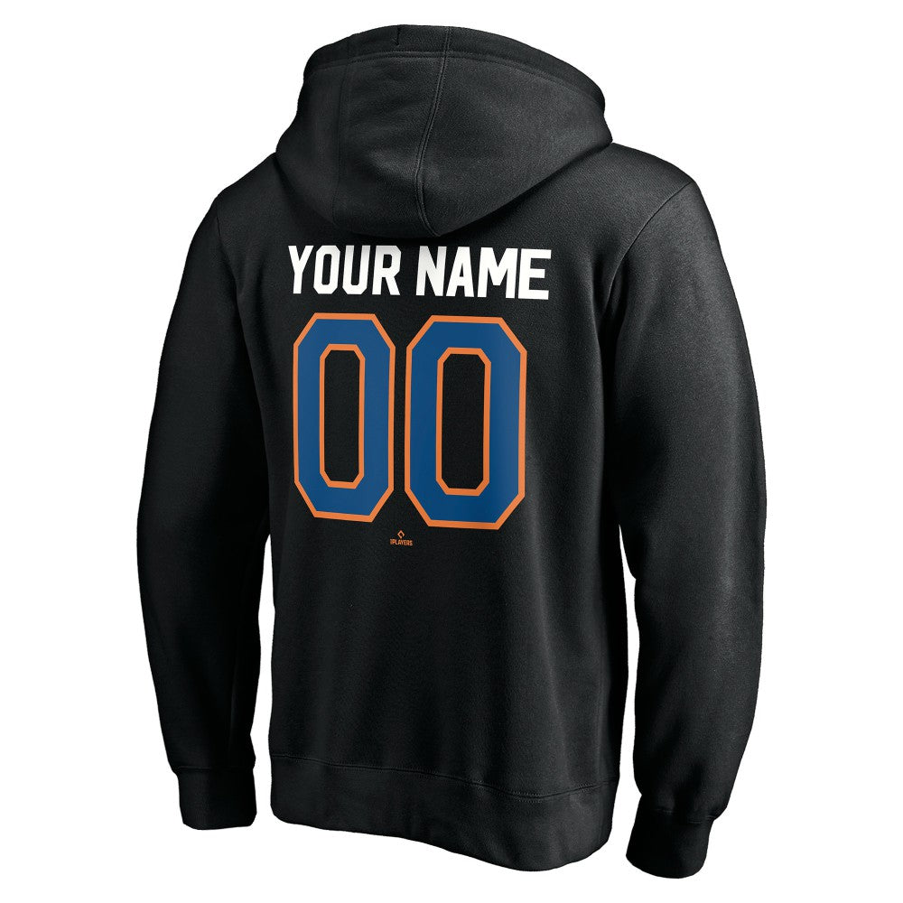 New York Mets Cooperstown Winning Streak Alternate Personalized Name & Number Pullover Hoodie Outlet