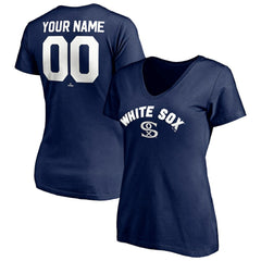 Chicago White Sox Women's Cooperstown Winning Streak Alternate Personalized Name & Number V-Neck T-Shirt Sale