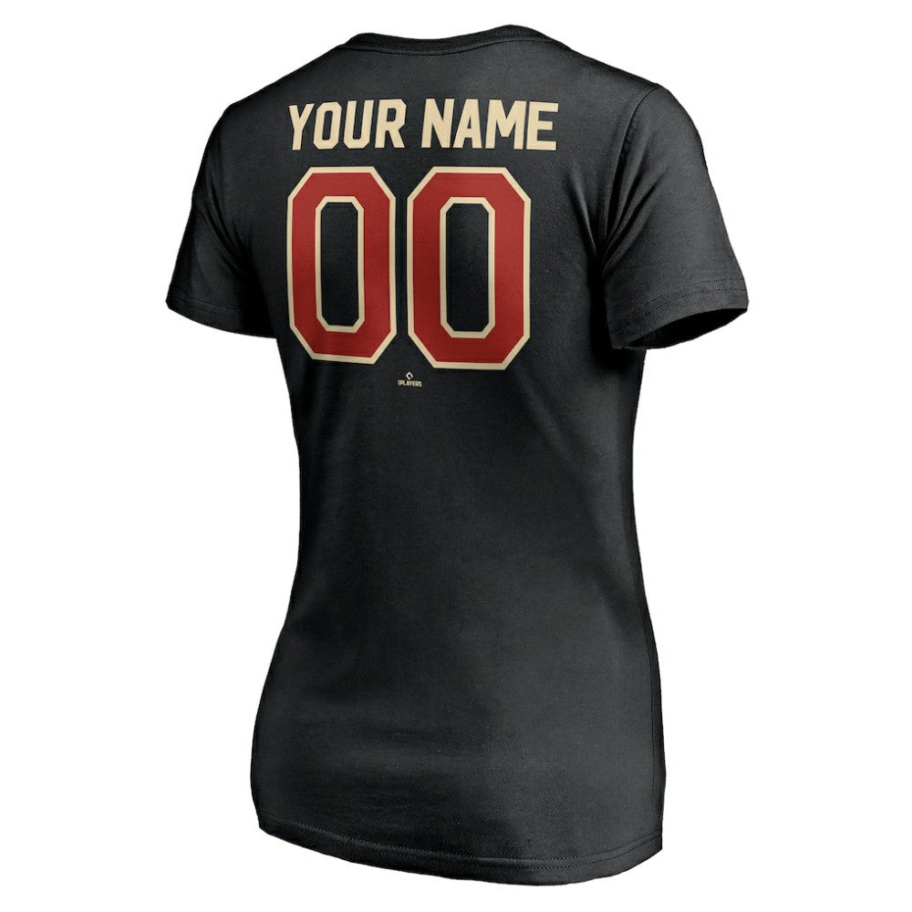 Houston Astros Women's Cooperstown Winning Streak Alternate Personalized Name & Number V-Neck T-Shirt Sale